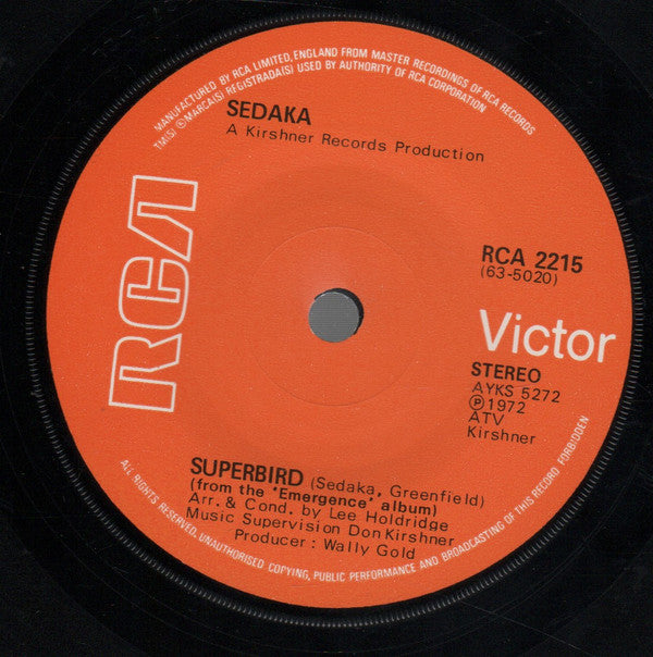 Neil Sedaka : Rosemary Blue (7", Single, Sol)