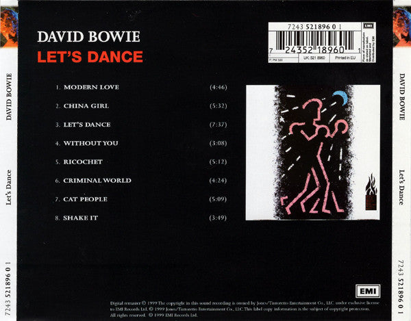 David Bowie : Let's Dance (CD, Album, Enh, RE, RM)