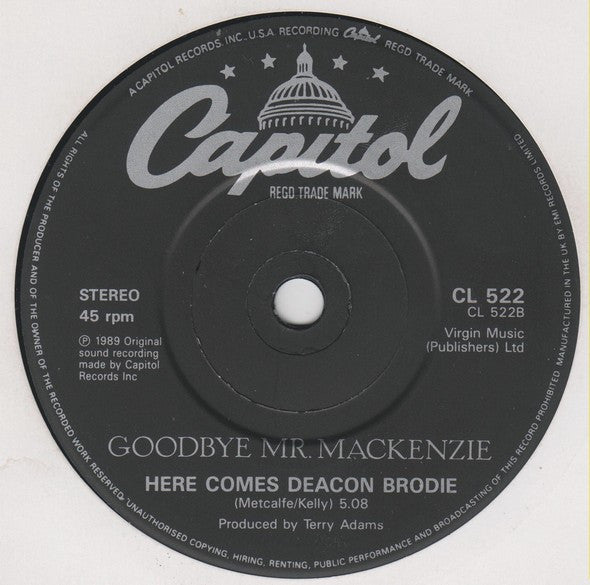 Goodbye Mr. Mackenzie : The Rattler (7", Single)