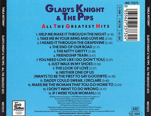 Gladys Knight & The Pips* : All The Greatest Hits (CD, Comp)