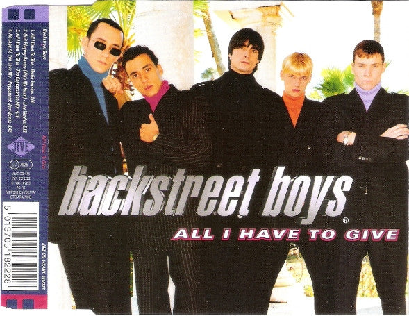 Backstreet Boys : All I Have To Give (CD, Single)
