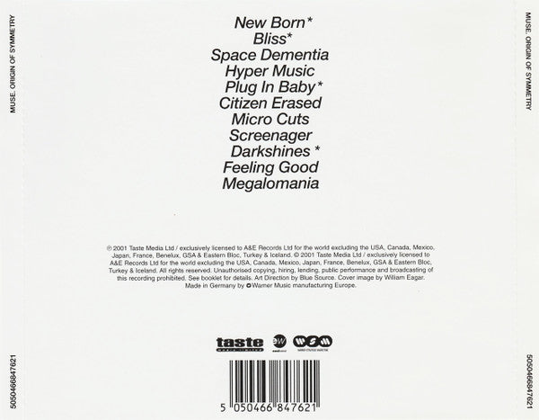 Muse : Origin Of Symmetry (CD, Album, RE)
