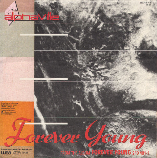 Alphaville : Forever Young   (7", Single)