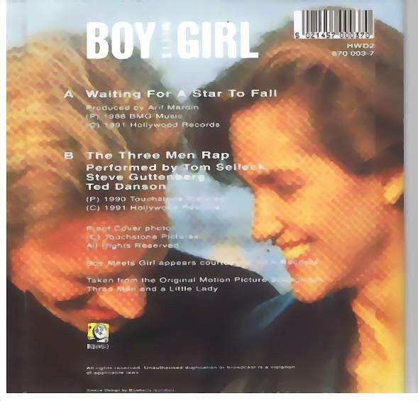 Boy Meets Girl : Waiting For A Star To Fall (7", Single)