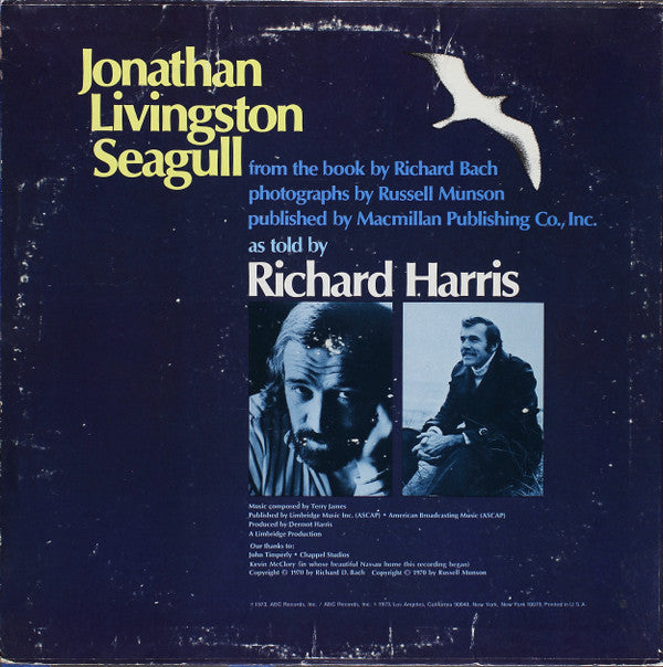 Richard Harris : Jonathan Livingston Seagull (LP, Album)
