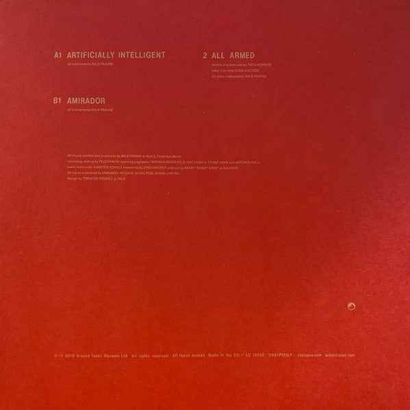 Nils Frahm : Encores 3 (12", EP)