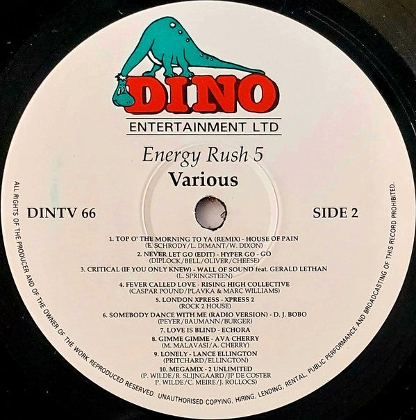 Various : Energy Rush: Factor 5 (LP, Comp)
