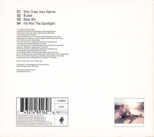 Beth Orton : She Cries Your Name (CD, Single, Dig)