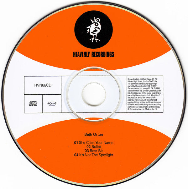 Beth Orton : She Cries Your Name (CD, Single, Dig)