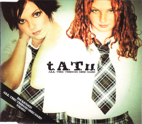 t.A.T.u. : All The Things She Said (CD, Single, Enh)