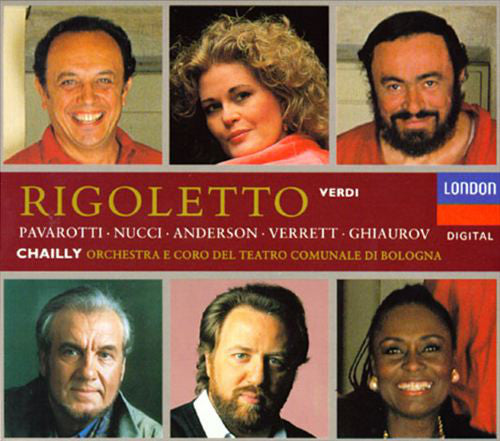 Giuseppe Verdi - Luciano Pavarotti • Leo Nucci • June Anderson • Shirley Verrett • Nicolai Ghiaurov • Orchestra Del Teatro Comunale Di Bologna E Coro del Teatro Comunale di Bologna, Riccardo Chailly : Rigoletto (2xCD, Album + Box, Sli)