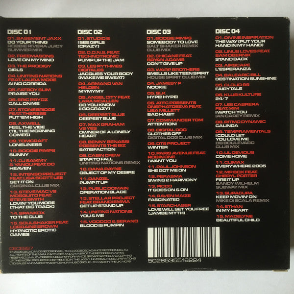 Various : The No. 1 Dance Hits (4xCD, Comp)