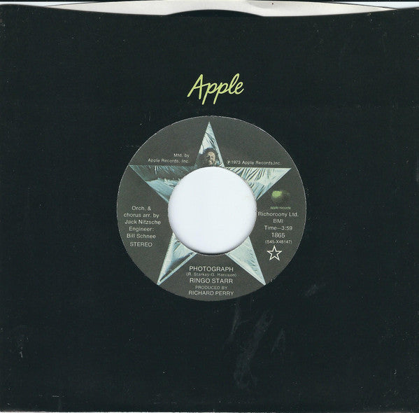 Ringo Starr : Photograph (7", Single, Jac)
