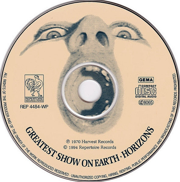 The Greatest Show On Earth : Horizons (CD, Album, RE)