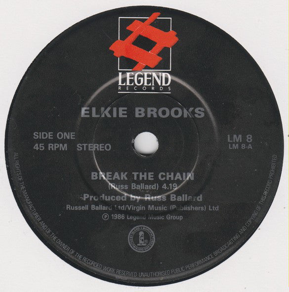 Elkie Brooks : Break The Chain (7", Single)