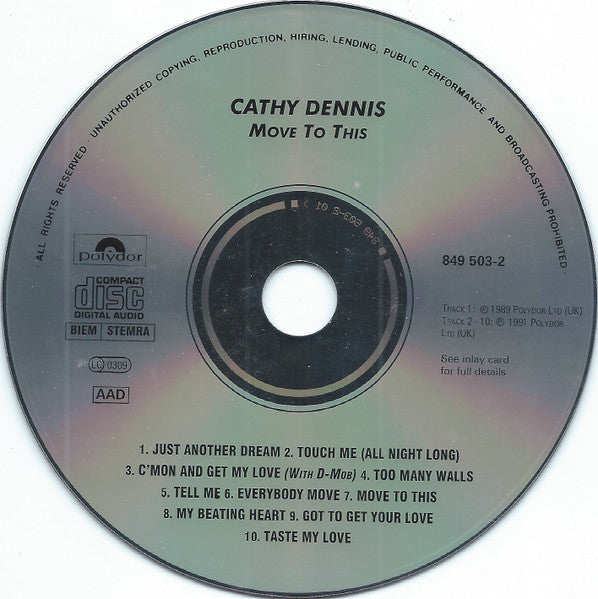 Cathy Dennis : Move To This (CD, Album)