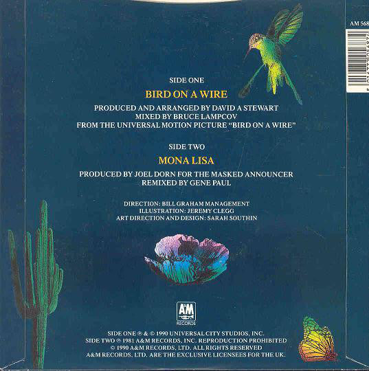 The Neville Brothers : Bird On A Wire (7", Single)