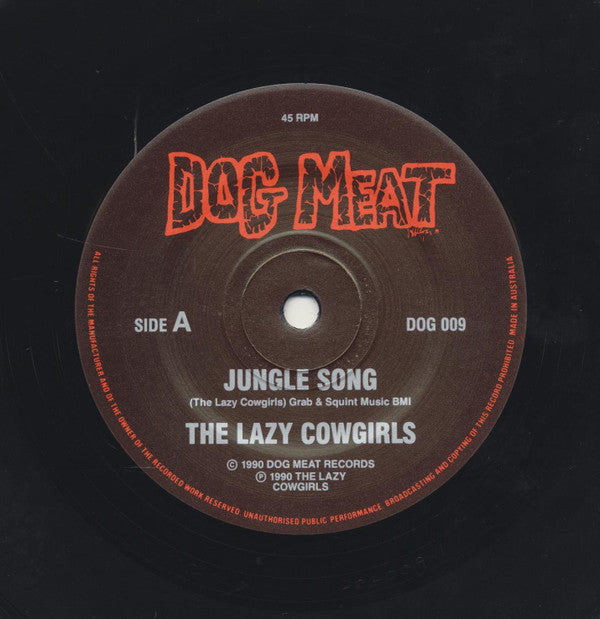 The Lazy Cowgirls : Jungle Song / Rock Of Gibraltar (7", Single, Ltd)