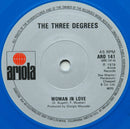 The Three Degrees : Woman In Love (7", Single, Blu)