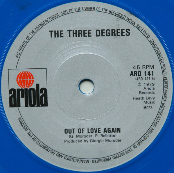 The Three Degrees : Woman In Love (7", Single, Blu)