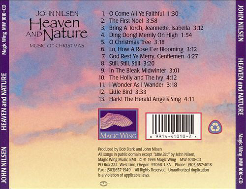 John Nilsen : Heaven And Nature - Music Of Christmas (CD, Album)