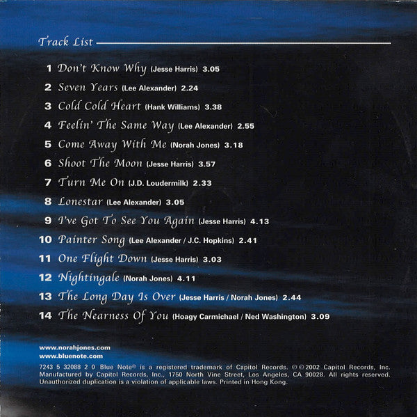 Norah Jones : Come Away With Me (CD, Album + CD, Enh)