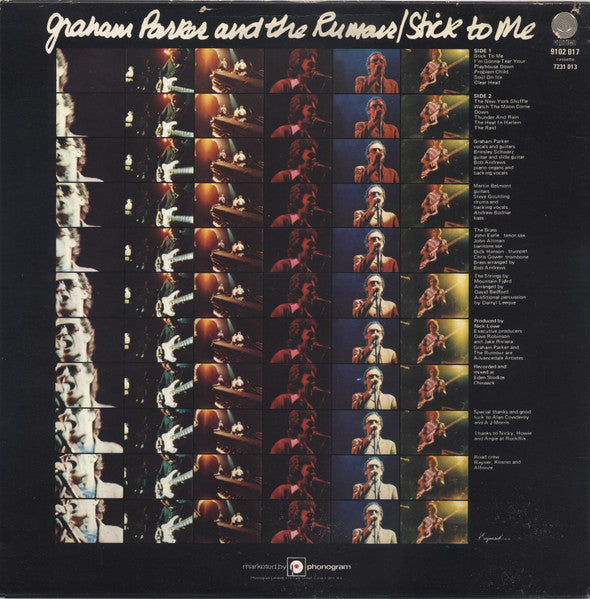 Graham Parker And The Rumour : Stick To Me (LP, Album)