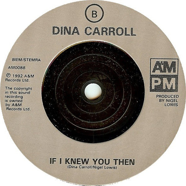 Dina Carroll : Special Kind Of Love (7", Single)