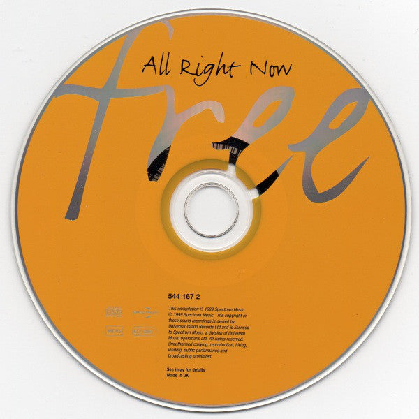 Free : All Right Now (CD, Comp)