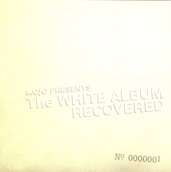 Various : The White Album Recovered No. 0000001 (CD, Album)