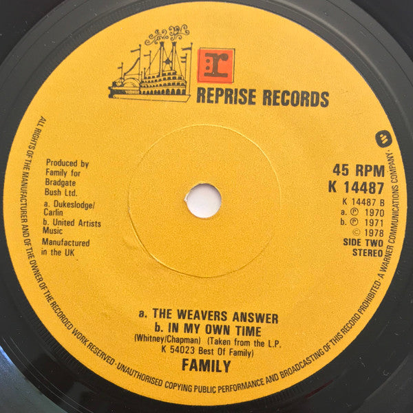 Family (6) : Burlesque (7", Single)