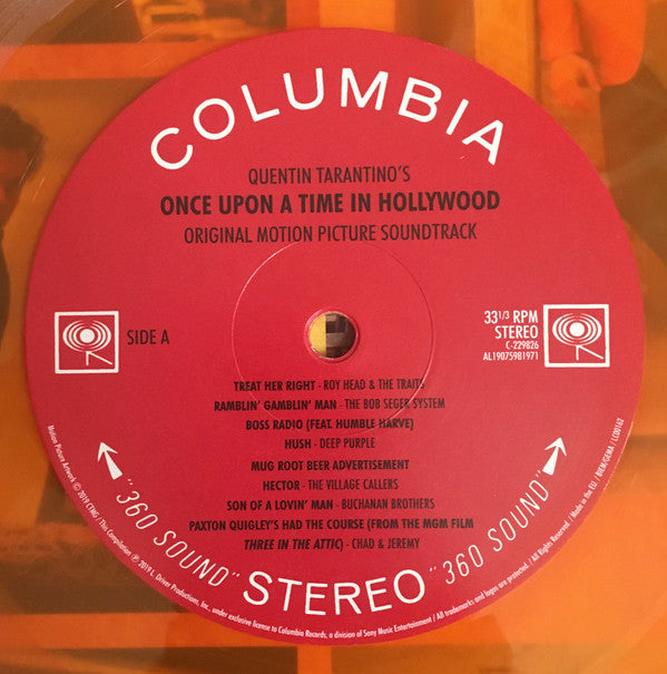 Various : Once Upon A Time In Hollywood (Original Motion Picture Soundtrack) (2xLP, Comp, Ltd, Ora)