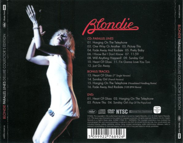 Blondie : Parallel Lines (Deluxe Collector's Edition) (CD, Album, RE, RM, www + DVD-V, NTSC, www)