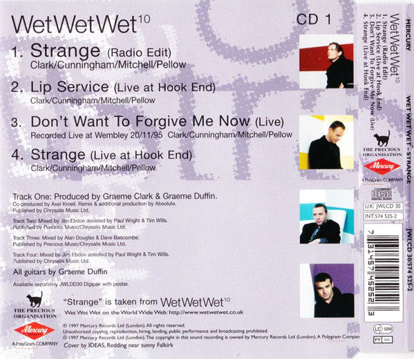 Wet Wet Wet : Strange (CD, Single, CD1)