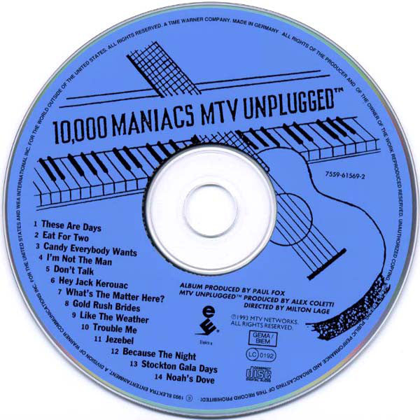 10,000 Maniacs : MTV Unplugged (CD, Album)