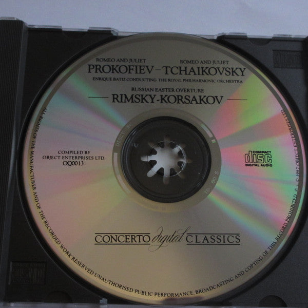 Enrique Batiz Conducting The Royal Philharmonic Orchestra* - Prokofiev* / Tchaikovsky* / Rimsky-Korsakov* : Romeo And Juliet / Romeo And Juliet / Russian Easter Overture (CD, Album, Dis)