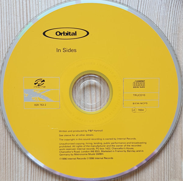 Orbital : In Sides (CD, Album)