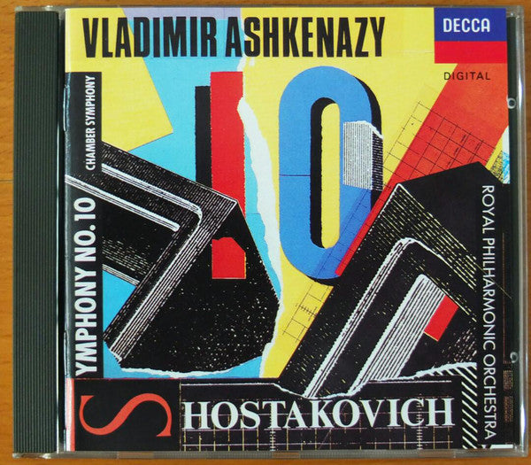 Dmitri Shostakovich - Royal Philharmonic Orchestra, Vladimir Ashkenazy : Symphony No.10 / Chamber Symphony (CD, Album)