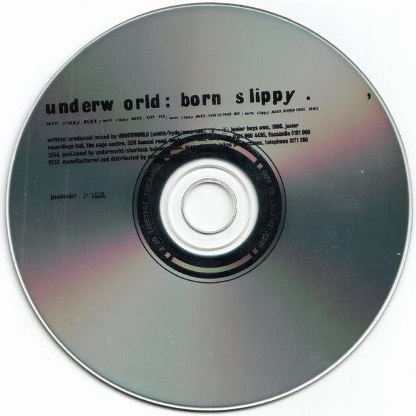 Underworld : Born Slippy .NUXX (CD, Single, CD1)