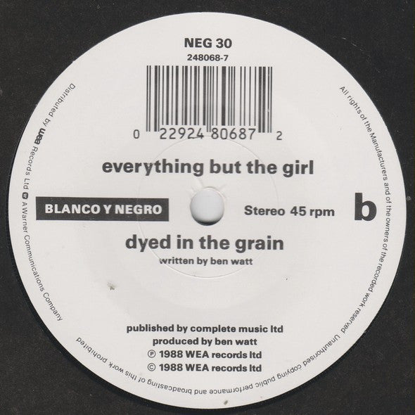 Everything But The Girl : These Early Days (7", Single)