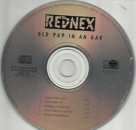 Rednex : Old Pop In An Oak (CD, Single)