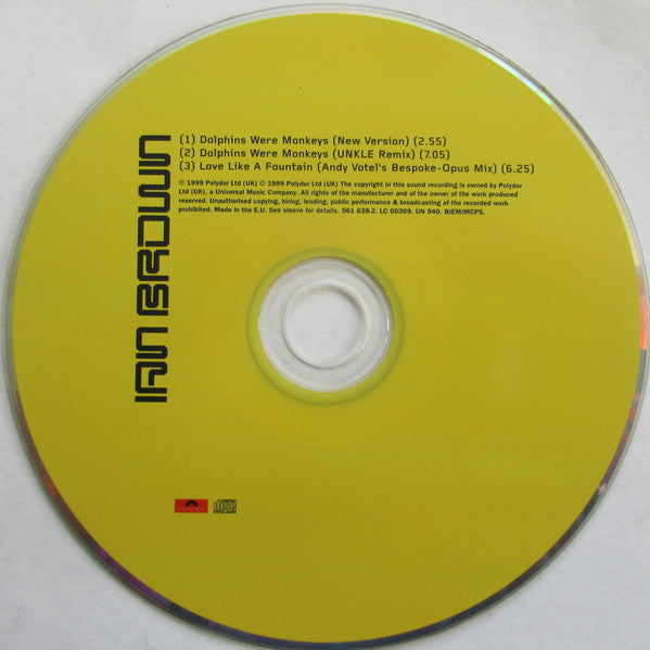 Ian Brown : Dolphins Were Monkeys (CD, Single, CD2)