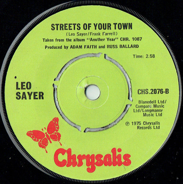 Leo Sayer : Moonlighting (7", Single, Kno)