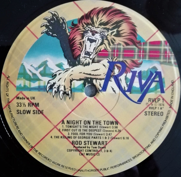 Rod Stewart : A Night On The Town (LP, Album)