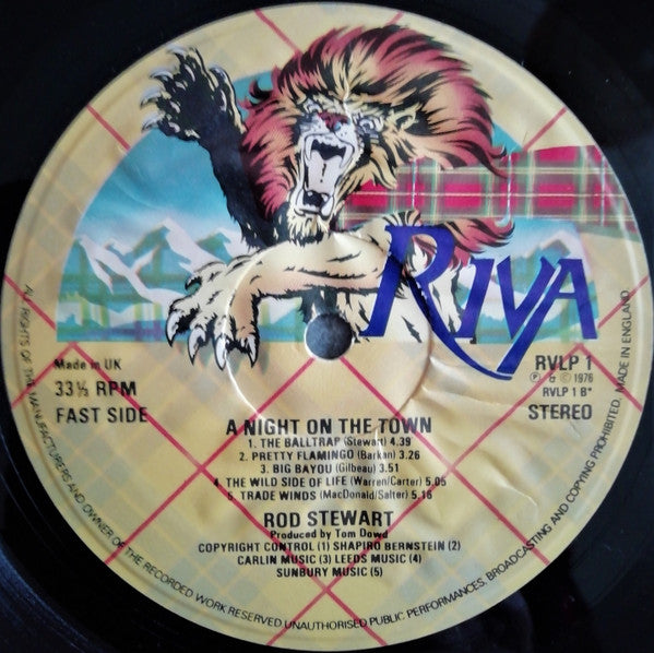 Rod Stewart : A Night On The Town (LP, Album)