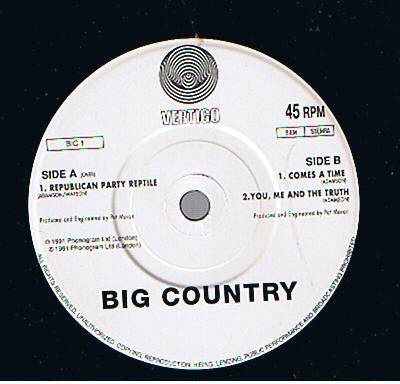 Big Country : Republican Party Reptile EP (7", EP)