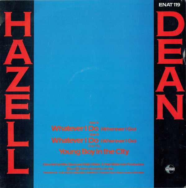 Hazell Dean : Whatever I Do (Wherever I Go) (12", Pic)