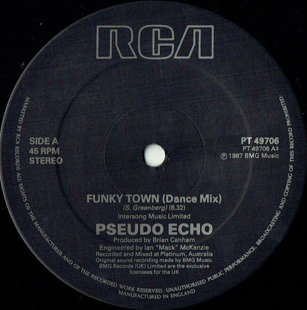 Pseudo Echo : Funky Town (12", Single)