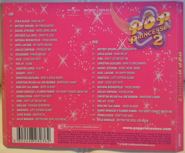 Various : Pop Princesses 2 (CD, Comp + DVD-V, Comp)