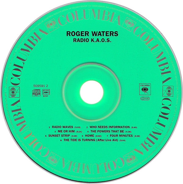 Roger Waters : Radio K.A.O.S. (CD, Album, RE)